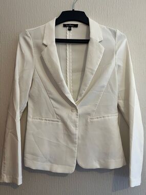 Luxe White Blazer -